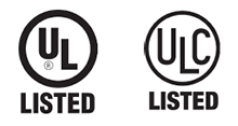 UL and ULC Listed Logos